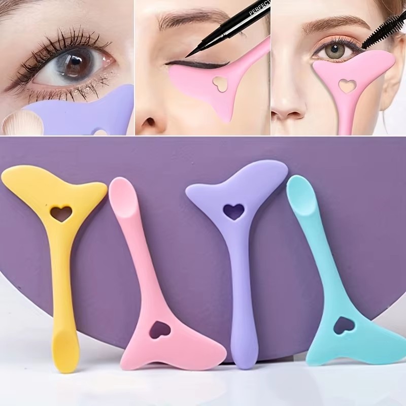 Beauty Makeup Tips - 1-3 stuks siliconen eyeliner make-up stencils