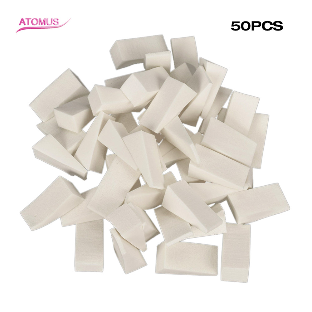 Beauty Makeup Tips - 50PCS Nail Spons Schoonheid Manicure Tool
