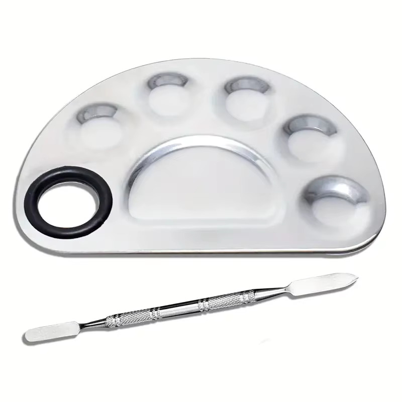Beauty Makeup Palette - RVS Make-up Mixer Nail Art Polish