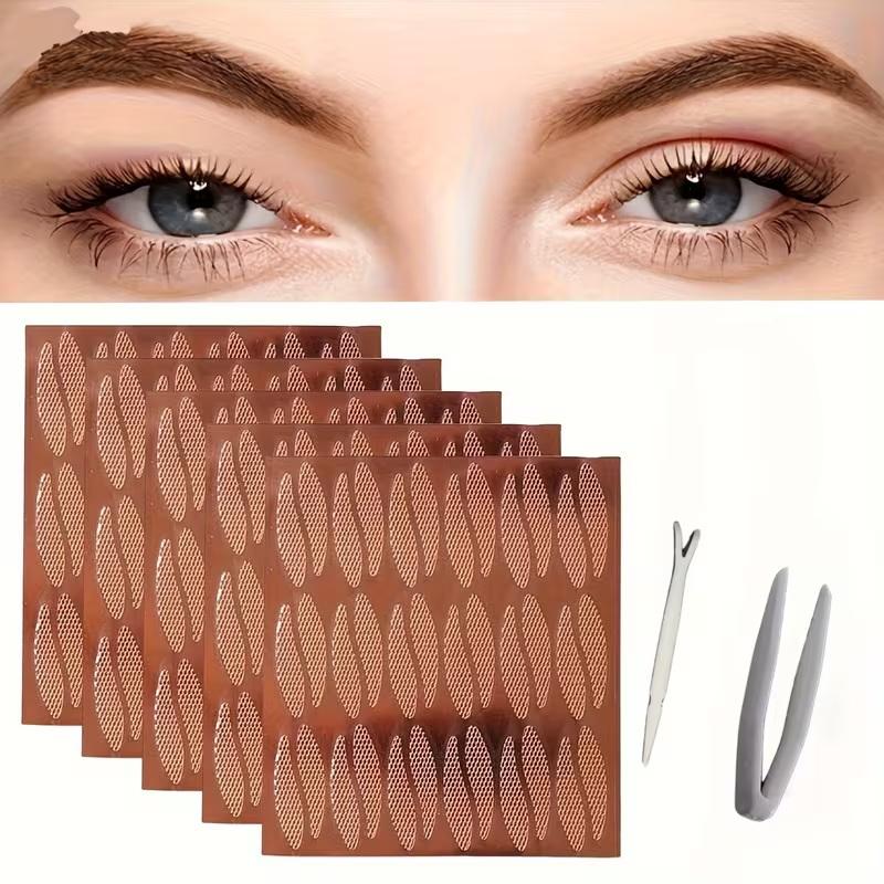 Beauty And Makeup Quotes - ● Kant Mesh Traanvormige Ooglidpasta-Vormige Onzichtbare