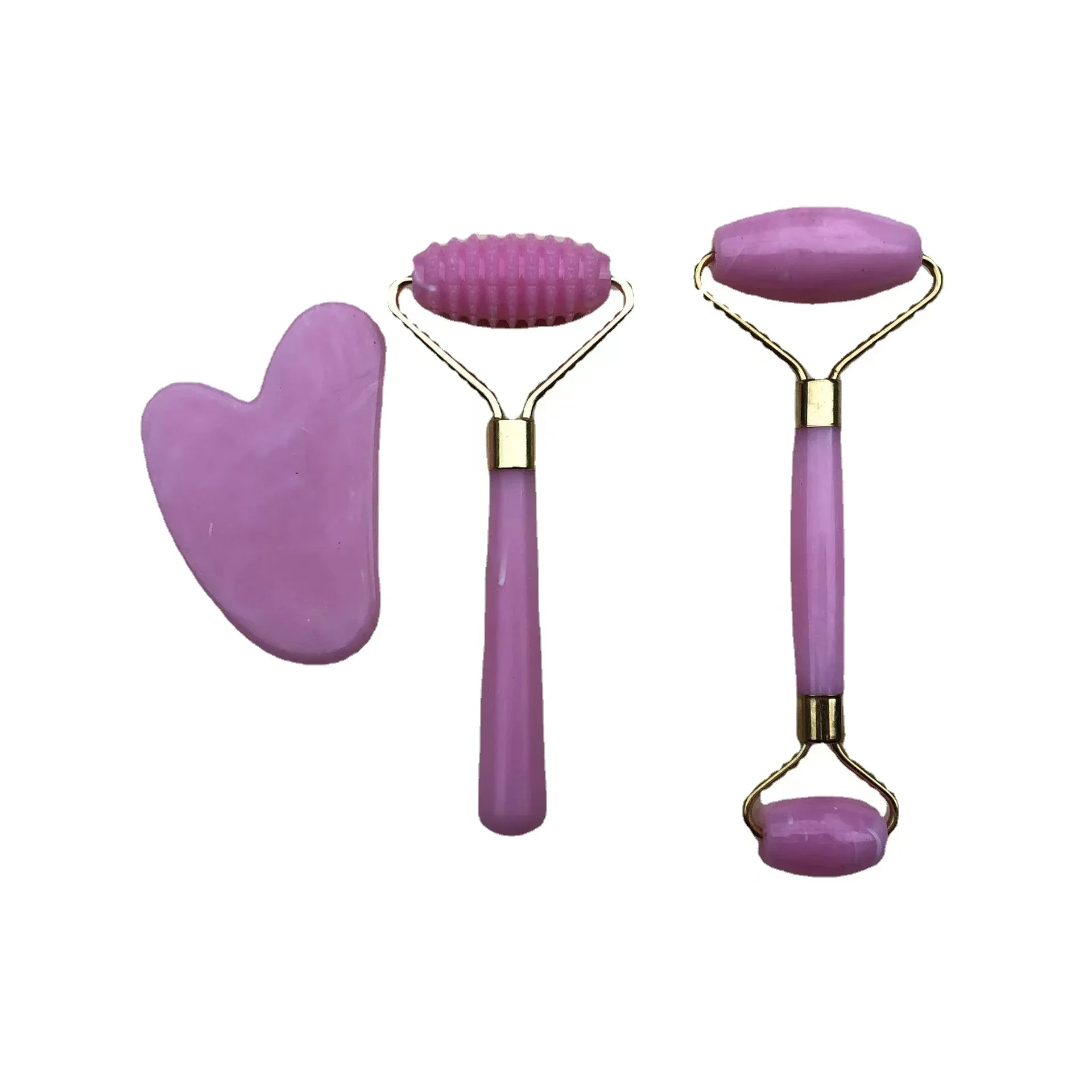 Jade Roller Gua Sha - Hars Roller Massager voor Gezicht Lichaam