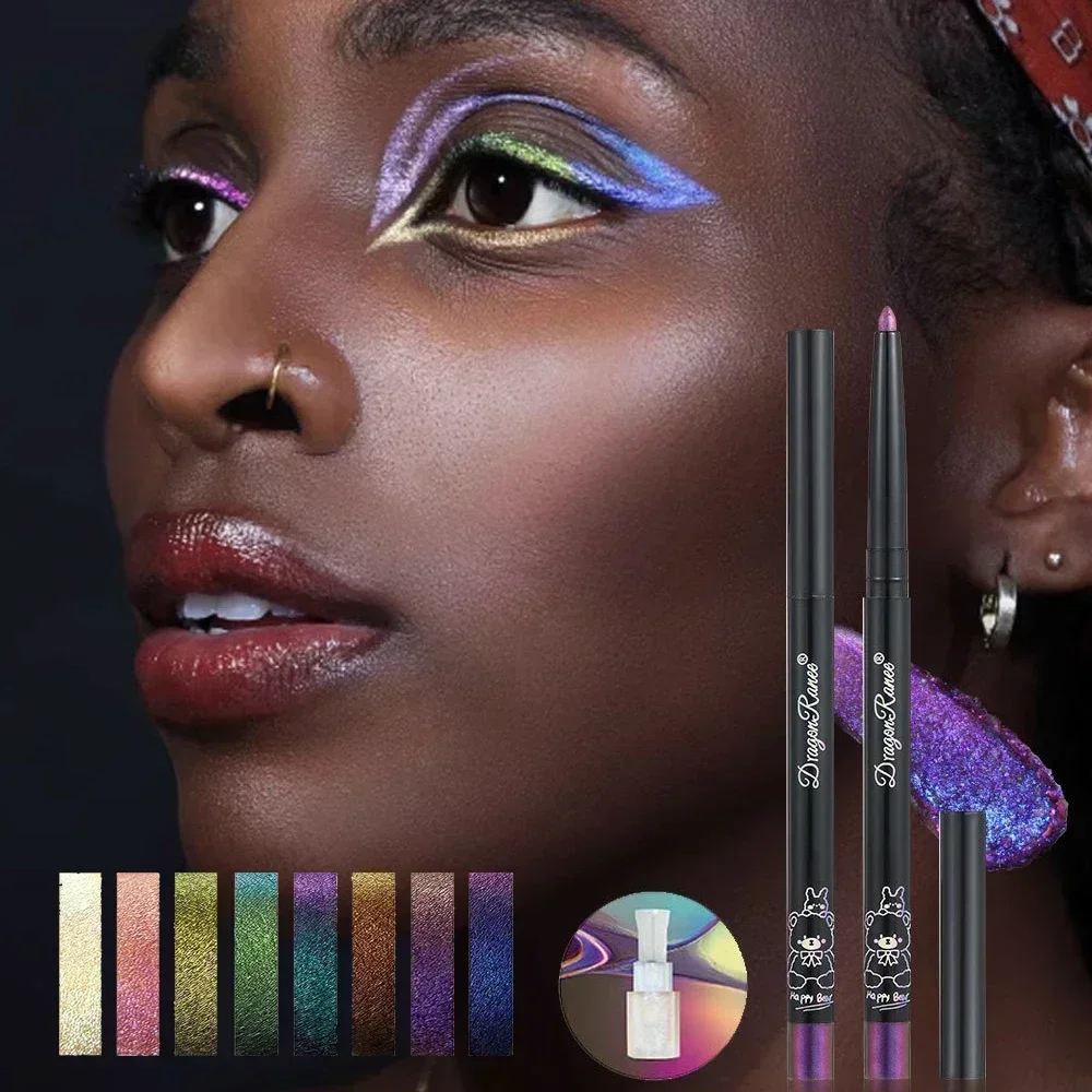 Eyeshadow Glitter Pigment - Multi Chrome Eyeliner Pen Langdurige glanzende