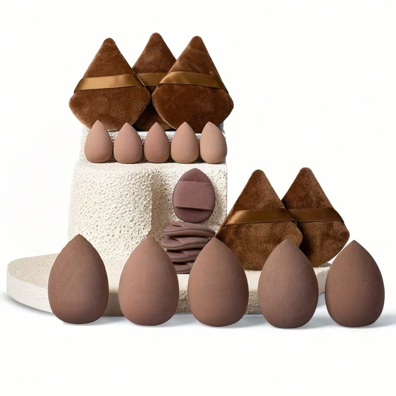 Beauty Bay Makeup - 20-delige make-up spons set: druppelvormige beautyblender