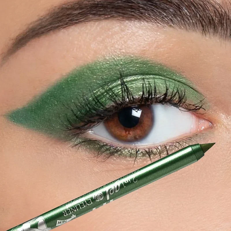 Eyeshadow Glitter Pigment - 2-in-1 matte eyeliner lipliner potlood waterdicht