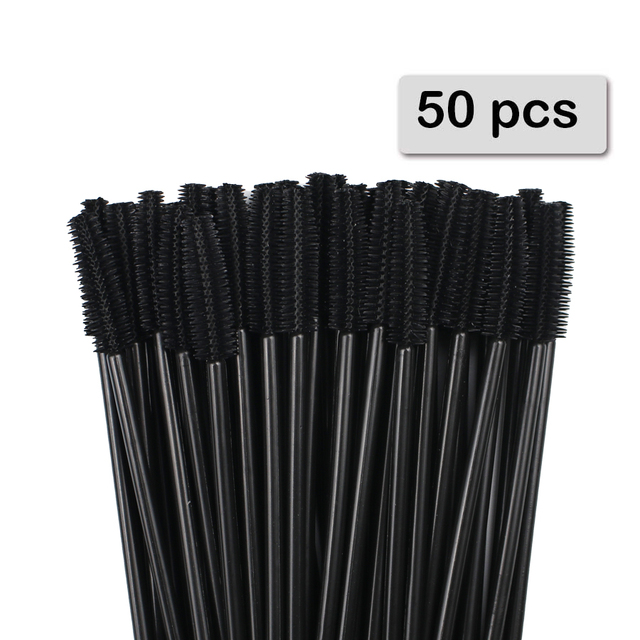 Beauty Makeup Background - 50 Stuks Siliconen Mascara Wands Applicator