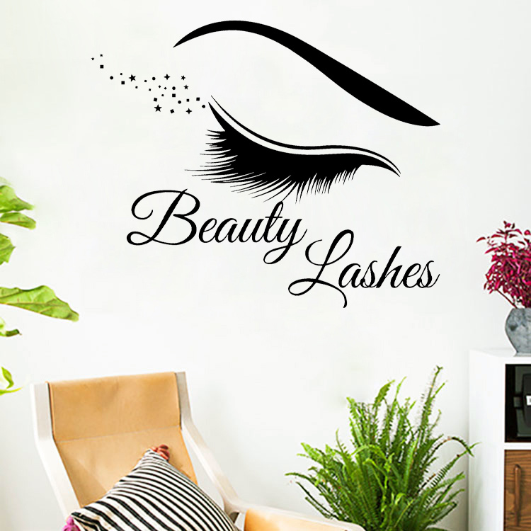 Moderne wimpers wimpers muurst - Beauty Makeup Wallpaper recensie en prijs