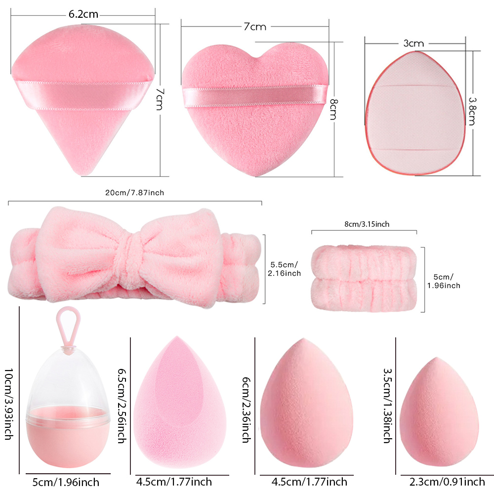 17 stuks make-up spons blender - Beauty Bay Makeup recensie en prijs