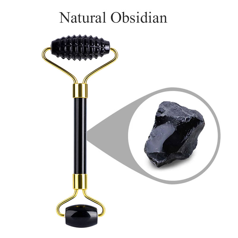 Natuurlijke Obsidiaan Gezichts - Jade Roller Gua Sha recensie en prijs
