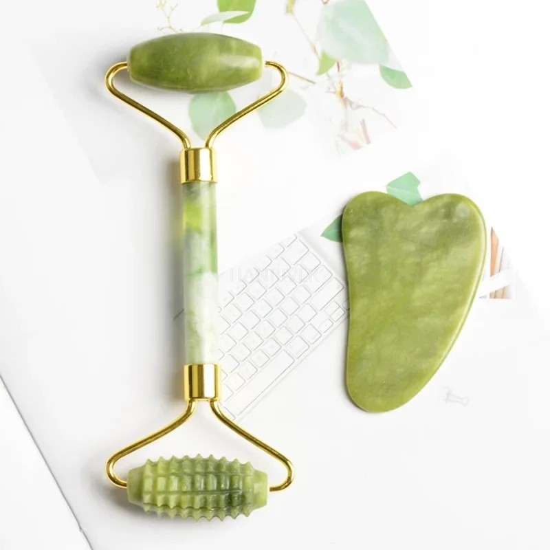 Gezichtsjade Massage Roller Se - Jade Roller Gua Sha recensie en prijs