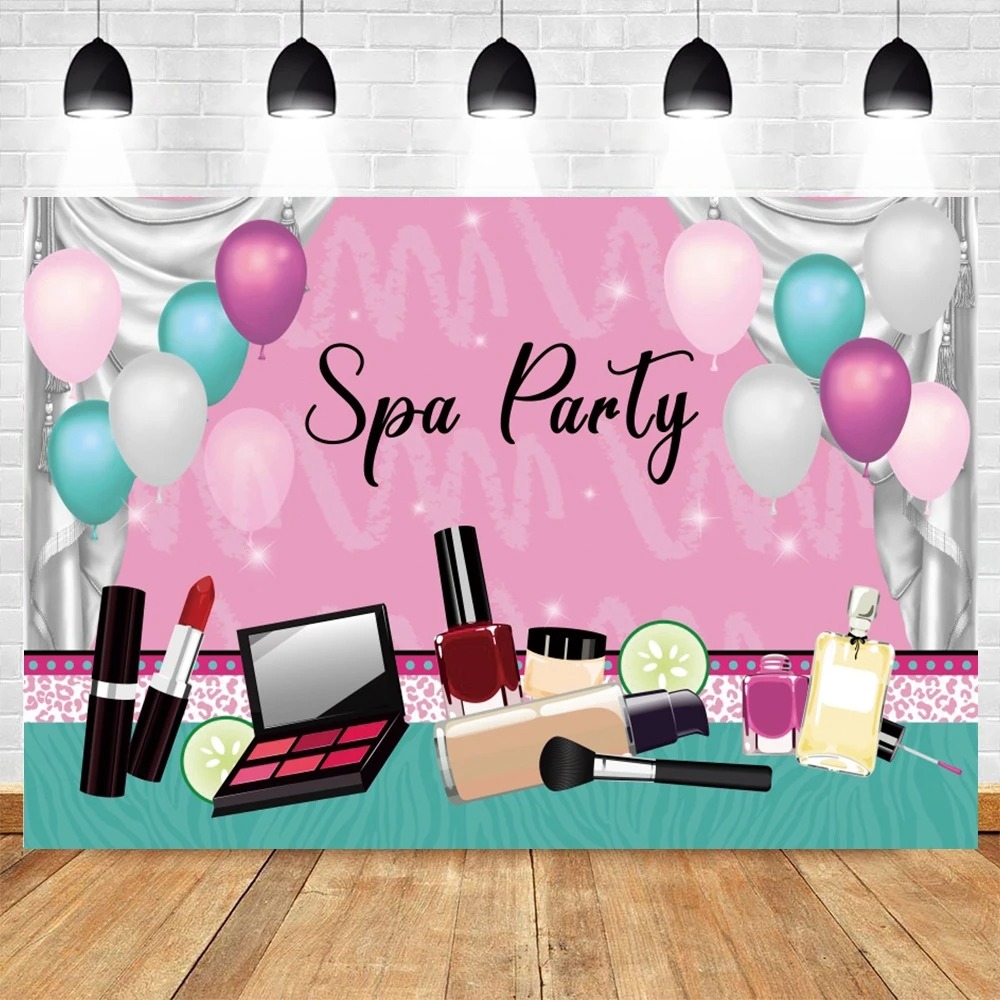 Spa Party Thema Achtergrond vo - Beauty Makeup Background recensie en prijs