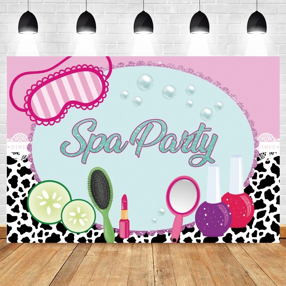 Spa Party Thema Achtergrond vo - Beauty Makeup Background recensie en prijs