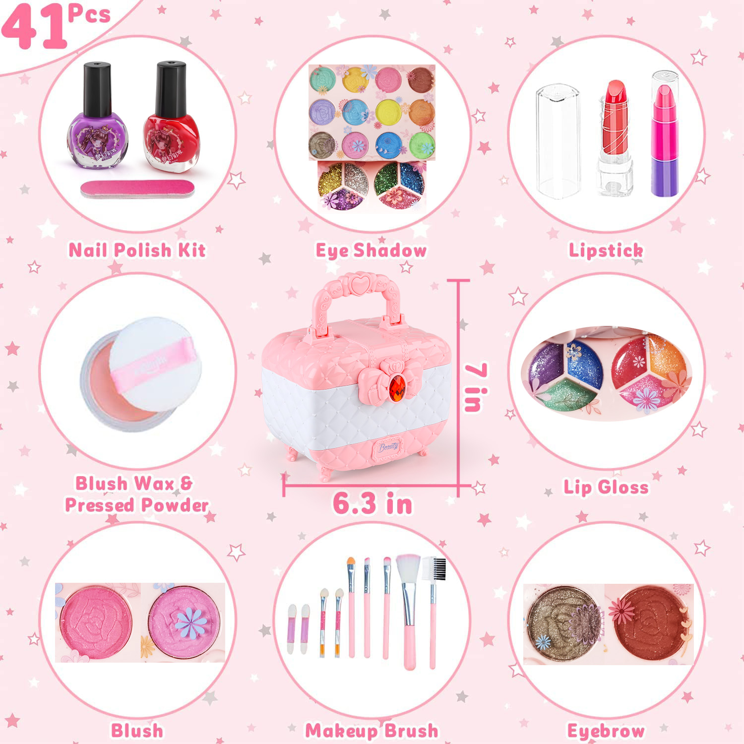 Kinder Make-Up Speelgoed Kit V - Beauty Makeup For Girl recensie en prijs