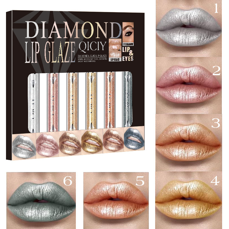 6-kleurige shimmer lipgloss, m - Eyeshadow Glitter Pigment recensie en prijs