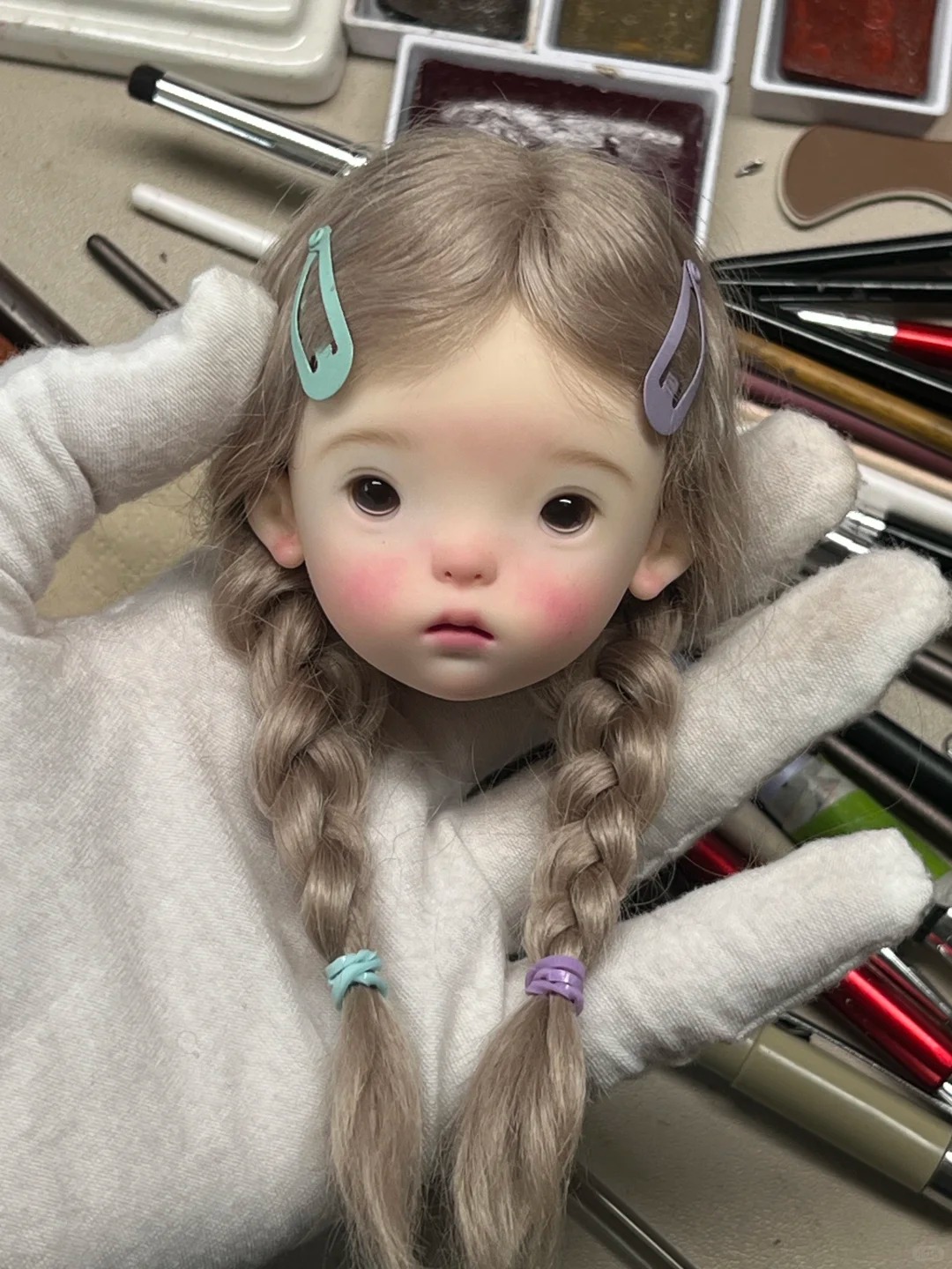 SD BJD pop 1/6 Landoudou hoofd - Beauty Makeup For Girl recensie en prijs