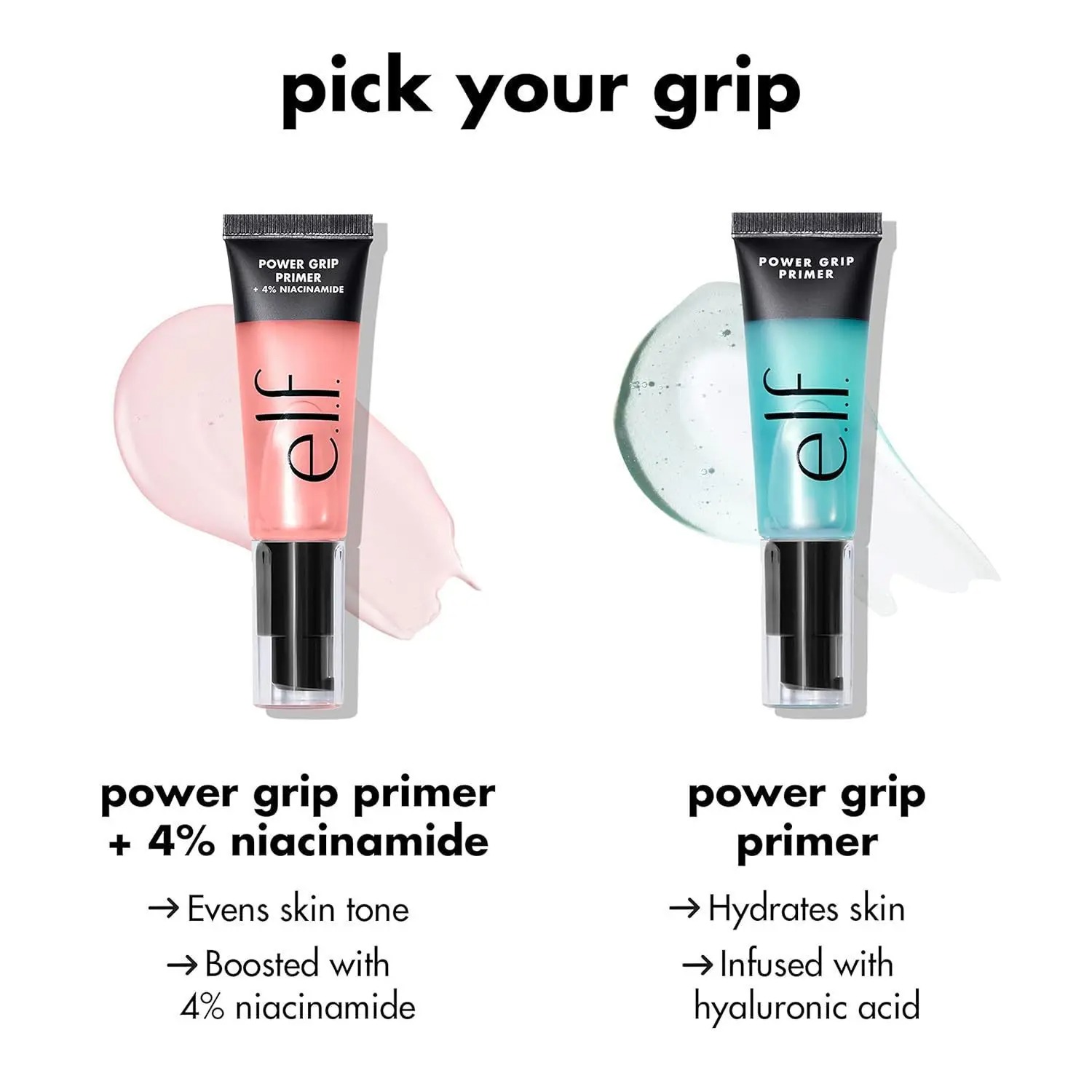 ELF Power Grip Primer Gel Hyal - Huda Beauty Makeup Set recensie en prijs