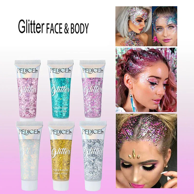 Gezichtsglitter Gel Crème Juwe - Eyeshadow Glitter Pigment recensie en prijs
