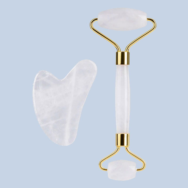 Natuurlijke Witte Kristal Gezi - Jade Roller Gua Sha recensie en prijs