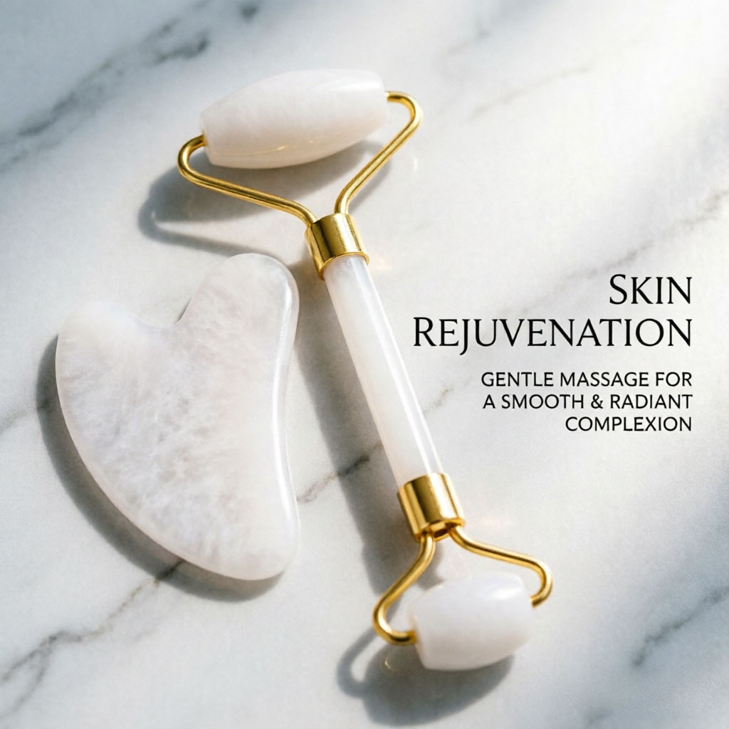 Witte Gua Sha Natuurlijke Jade - Jade Roller Gua Sha recensie en prijs