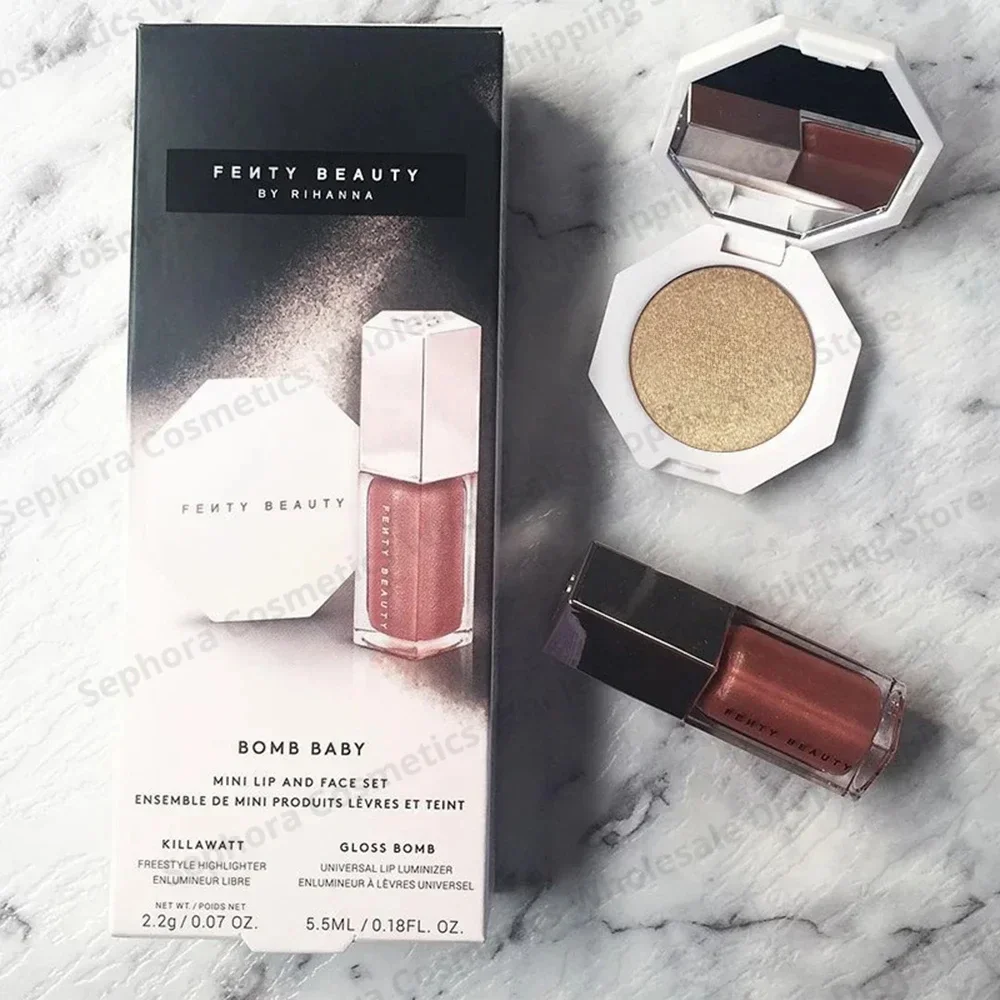 Fenty Beauty Lipgloss 2-in-1 S - Huda Beauty Makeup Set recensie en prijs