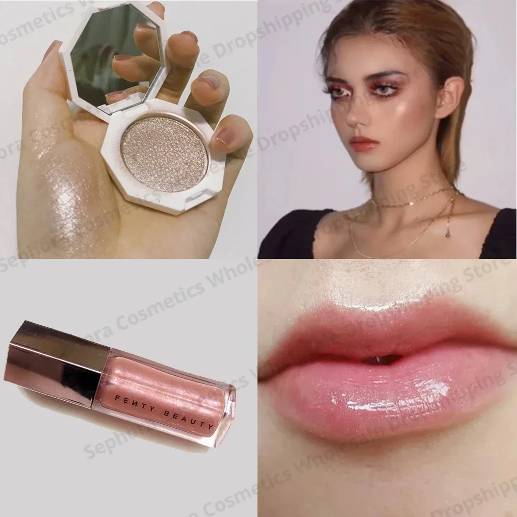 Fenty Beauty Lipgloss 2-in-1 S - Huda Beauty Makeup Set recensie en prijs