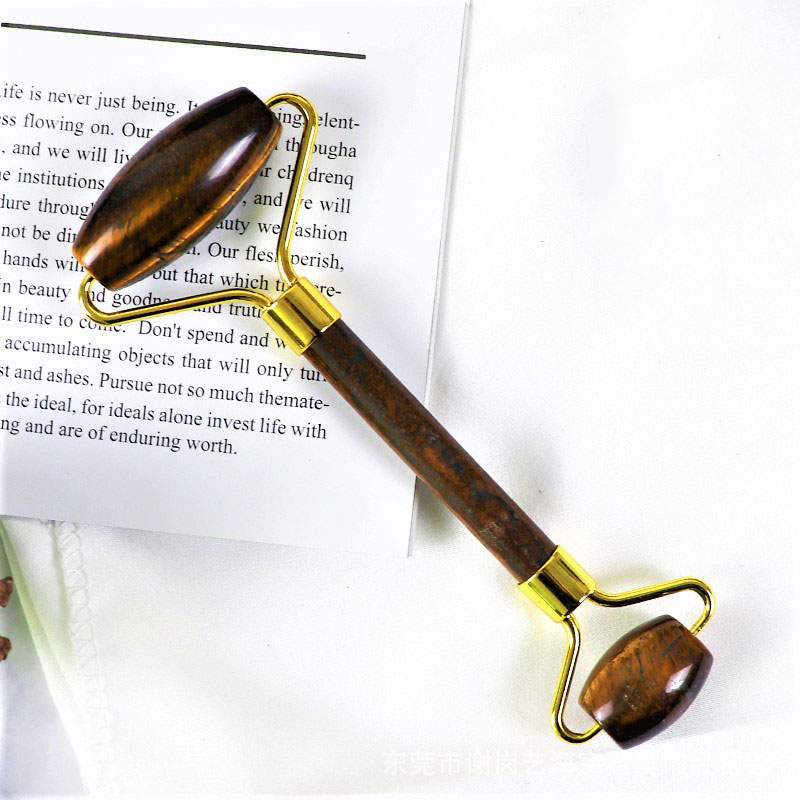 Natuursteen Tijgeroog Steen Gu - Jade Roller Gua Sha recensie en prijs