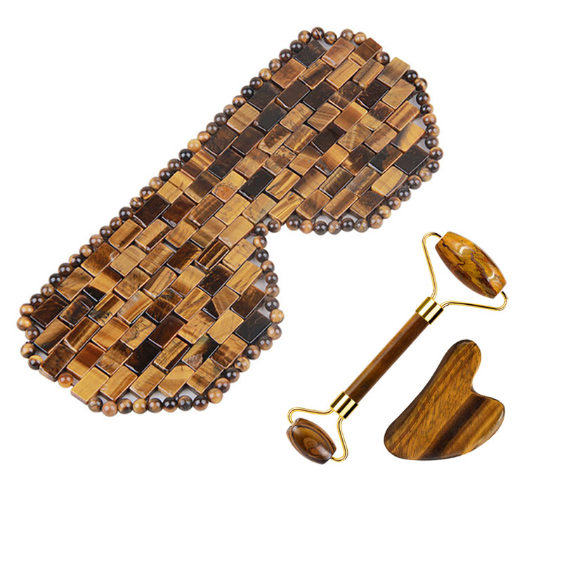 Natuursteen Tijgeroog Steen Gu - Jade Roller Gua Sha recensie en prijs