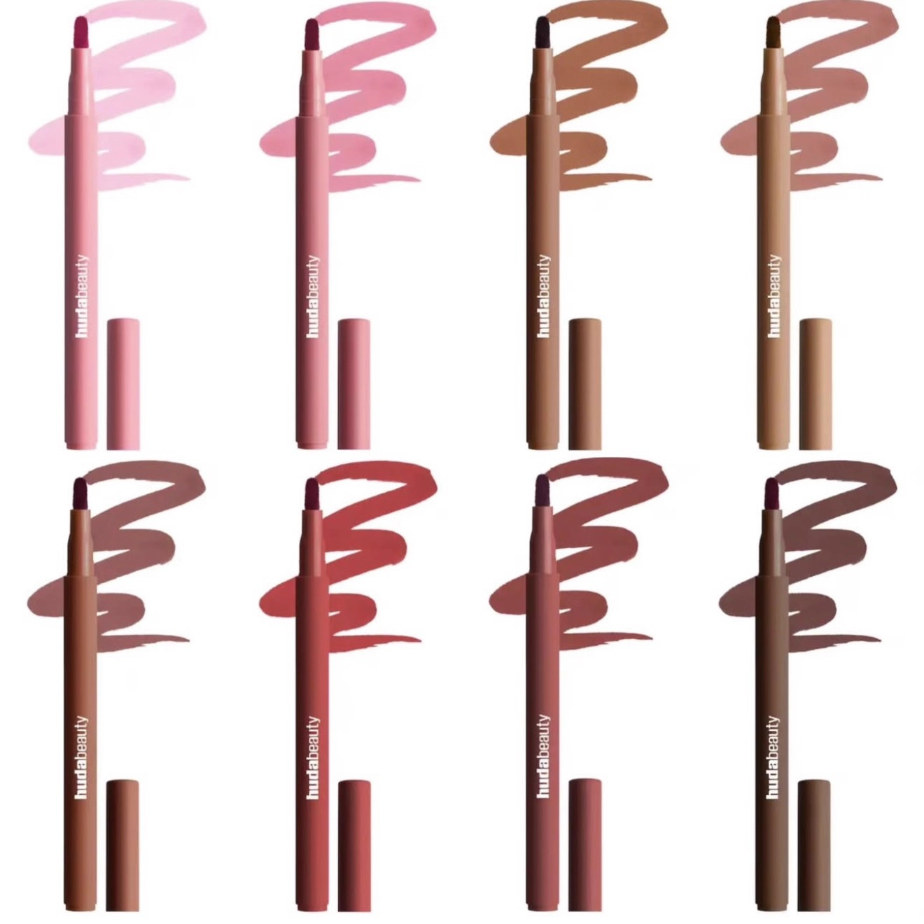8 kleuren lipliner pennenset L - Huda Beauty Makeup Set recensie en prijs