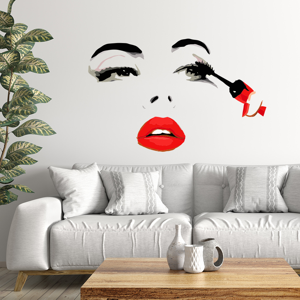 Mode Vrouwelijke Gezicht Muurs - Beauty Makeup Wallpaper recensie en prijs