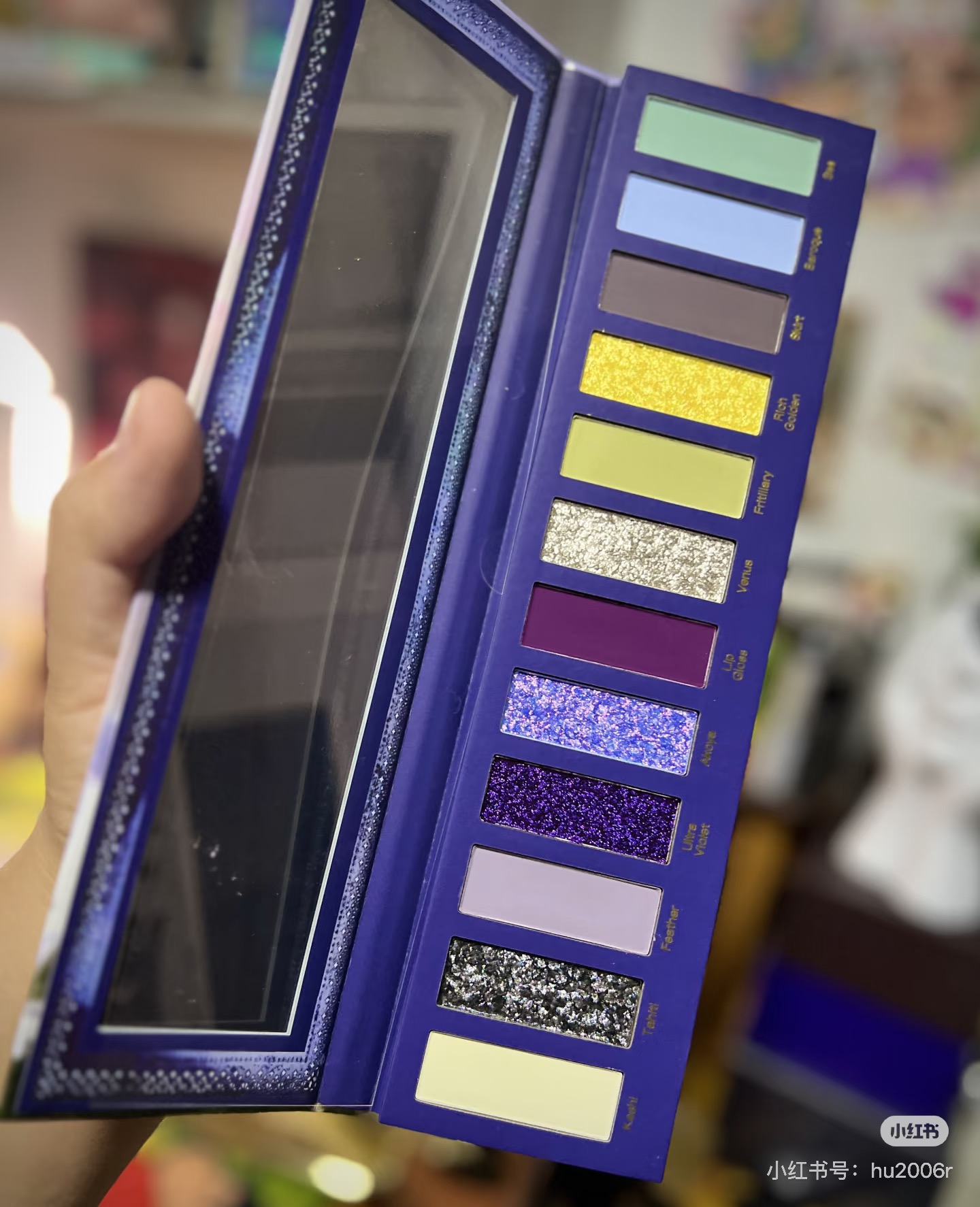 Narimi Purple Chameleon 14 kle - Eyeshadow Glitter Pigment recensie en prijs